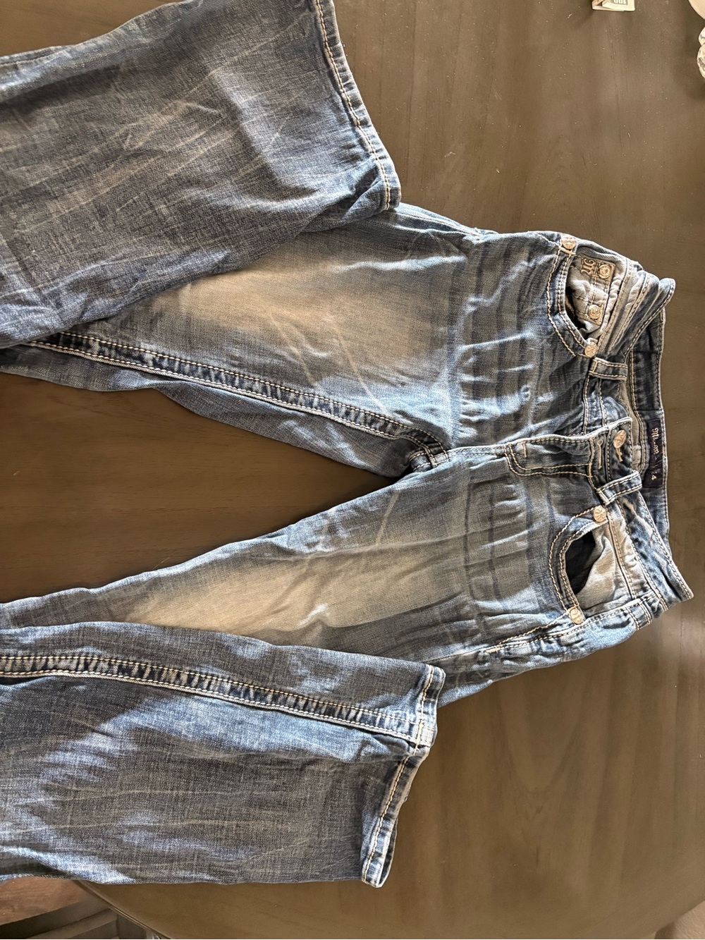 Miss Me Light Blue Washed Men's Relaxed Jeans